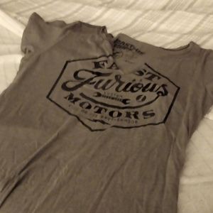 Fast and furious deep V neck cut shirt